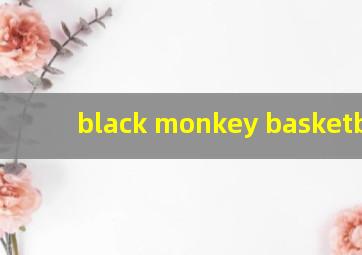 black monkey basketball